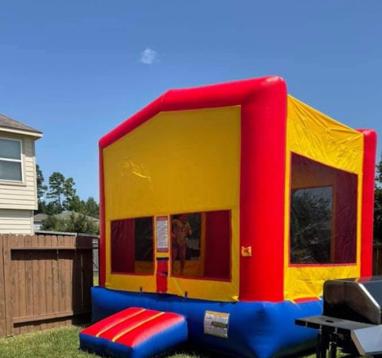 Bounce House Regular Luna Moon Bounce and Party Rental Spring TX
