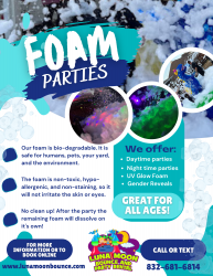 Foam Party Daytime 1 hour