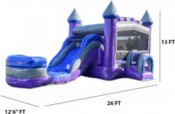 61pjNbXeH0L. AC SL1500 1712326924 Dry Combo Bounce House- Purple Ice Combo