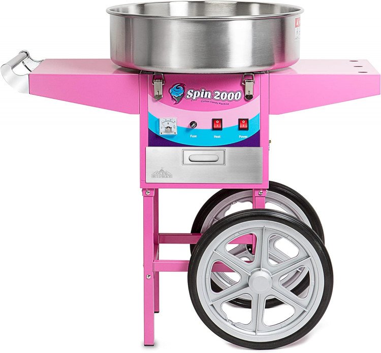 Cotton Candy Machine Cart Pink