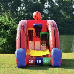 JumpOrangeBasketballTargetGameInflatableforKidsandAdultswithBlowerandFoamBall 1711996976 Inflatable Basketball Game