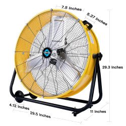 81aa2O6YL. SL1500 1719925051 24 Inch High Velocity Heavy Duty Tilt Metal Fan