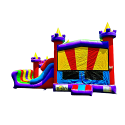 Dry Combo Bounce House - Color Wave Combo