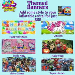 Dry-NO WATER ALLOWED  Combo Bounce House - Color Wave Combo